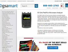 Tablet Screenshot of gsamart.com